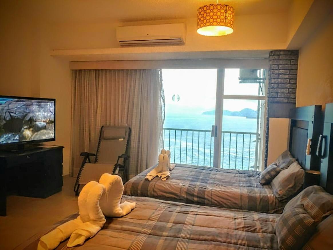 أكابولكو Suite En Torres Gemelas A Pie De Playa 611 المظهر الخارجي الصورة