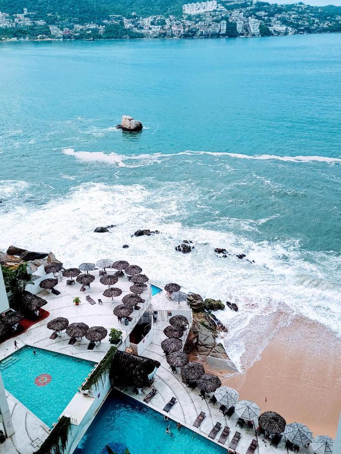 أكابولكو Suite En Torres Gemelas A Pie De Playa 611 المظهر الخارجي الصورة